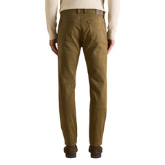 Jeckerson Braune Baumwoll Slim Fit Jeans