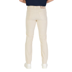 Jeckerson Pantalones Vaqueros Pitillo de Algodón Crema