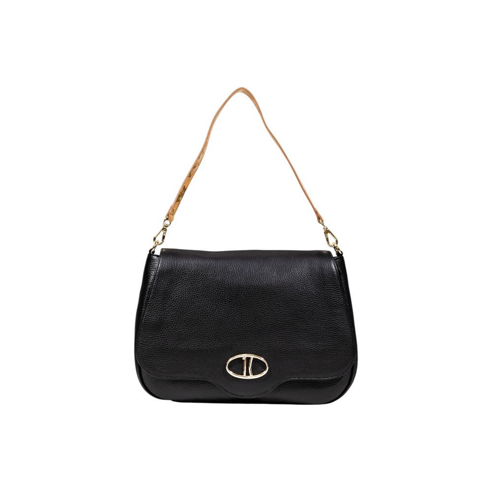 Bolso de Mano de Polietileno Negro Alviero Martini Prima Classe