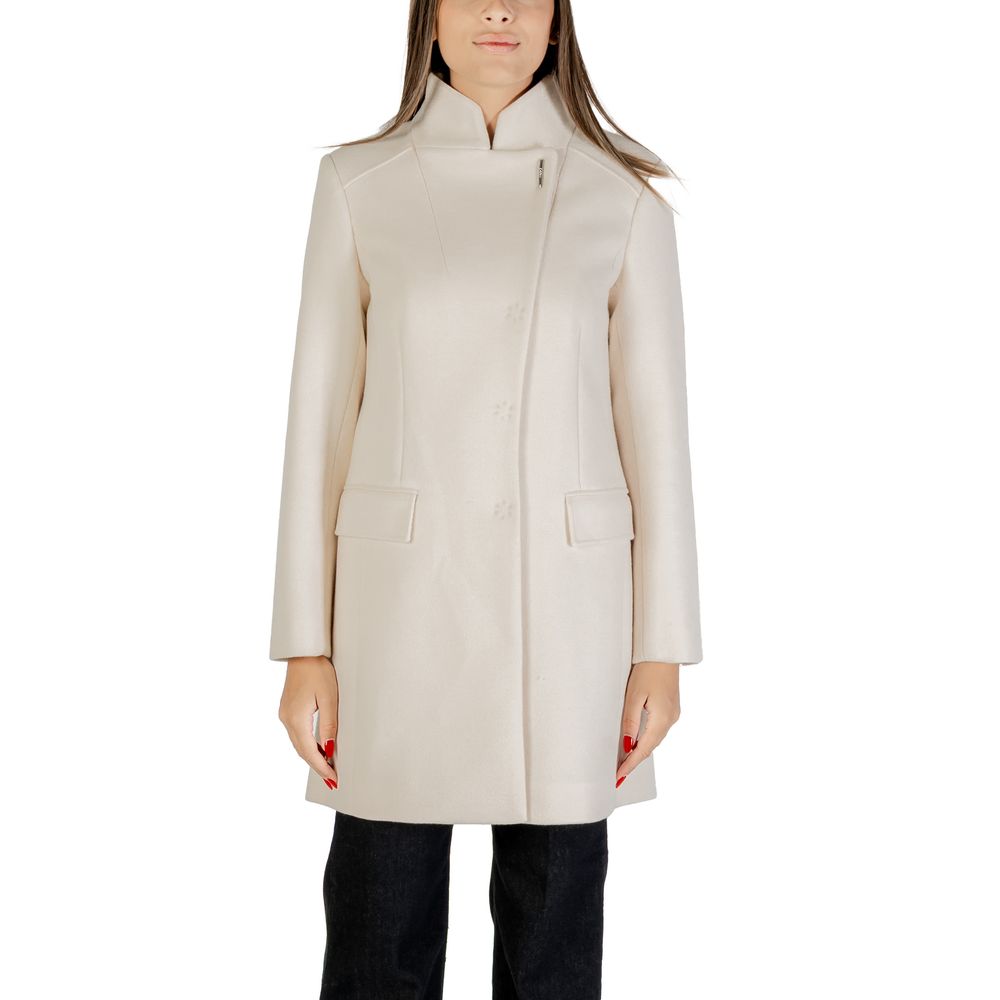 Manteau Liu Jo Crème en Polyester