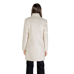 Manteau Liu Jo Crème en Polyester