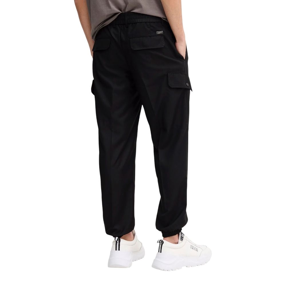 Pantaloni Casual Neri in Poliestere Armani Exchange