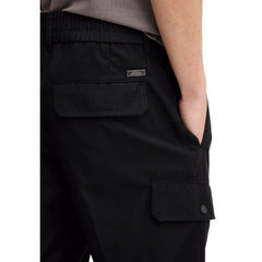 Pantaloni Casual Neri in Poliestere Armani Exchange