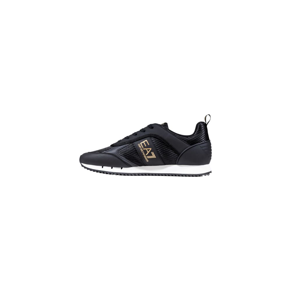 EA7 Emporio Armani Bicolor Polyamide Athletic Sneakers