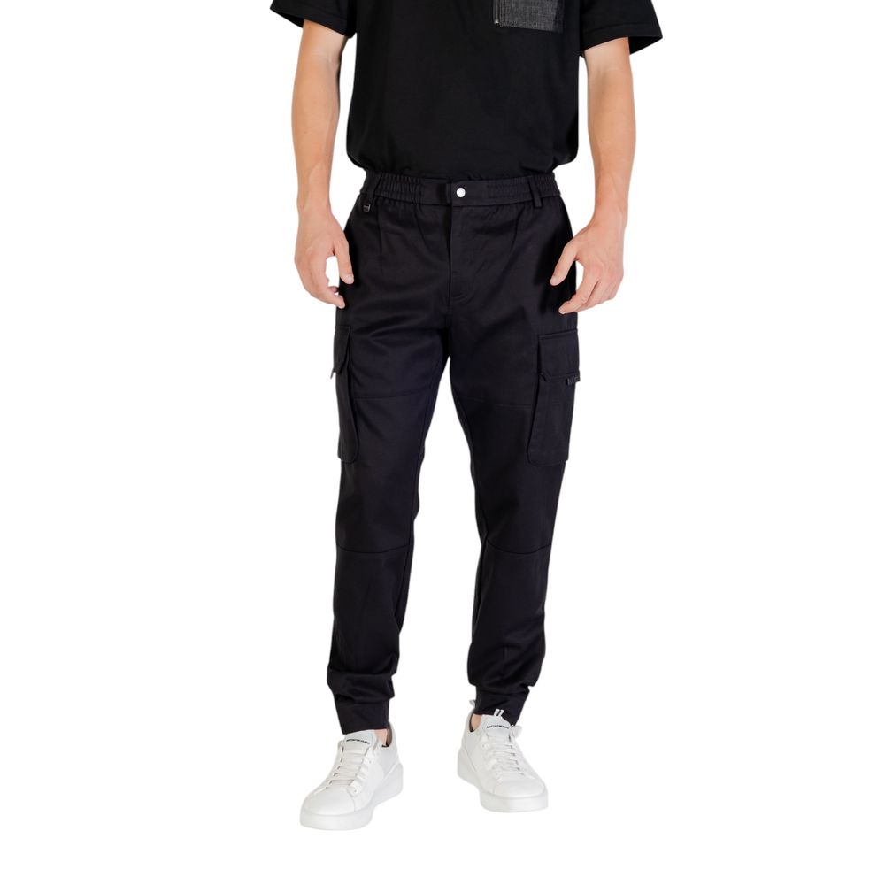 Antony Morato Pantaloni Casual Neri in Rayon