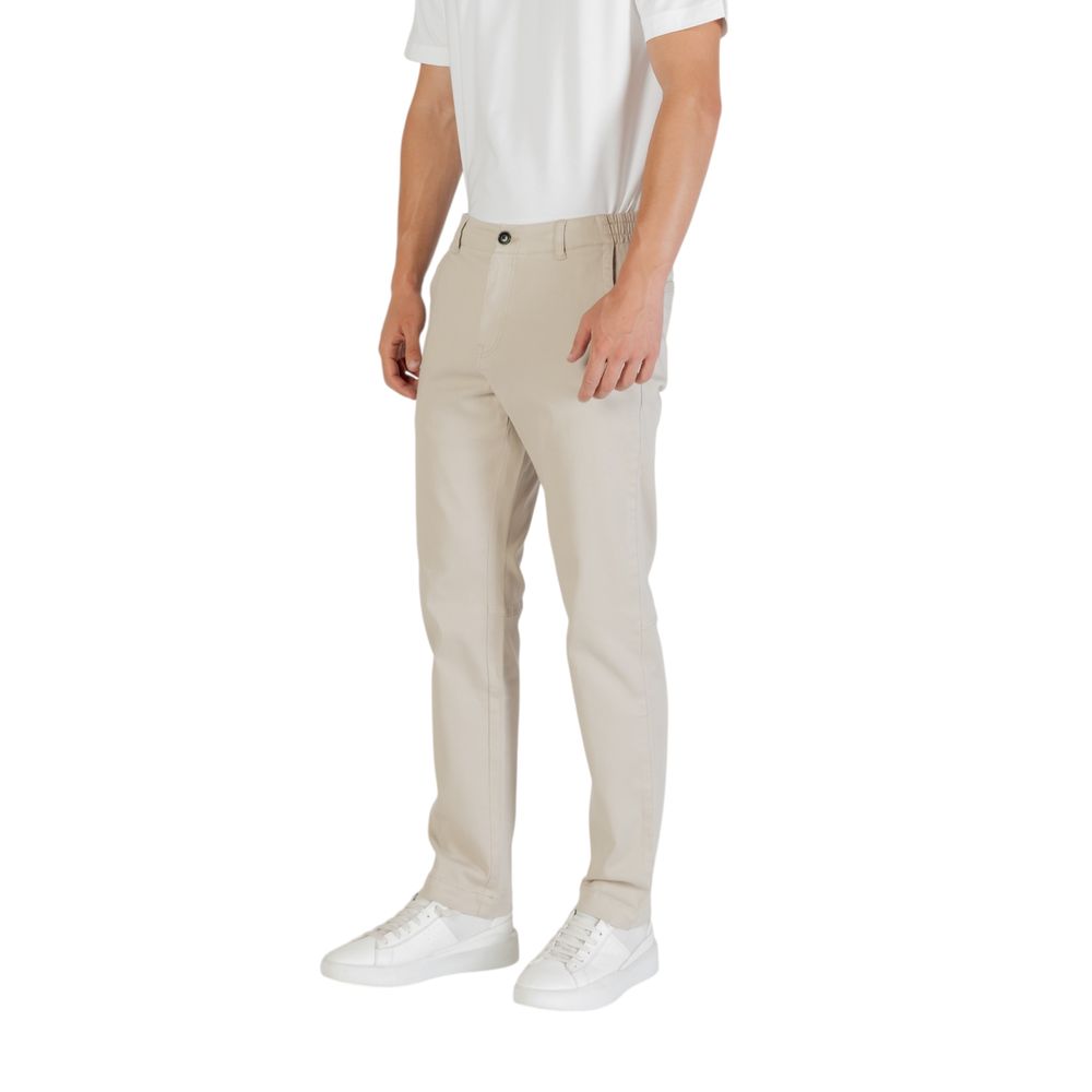 Hugo Boss Pantaloni Casual Beige in Poliestere