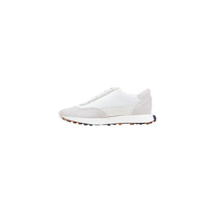 Diesel White Leather Athletic Sneakers