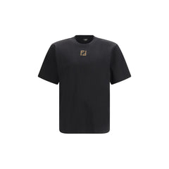 Fendi Black Cotton T-Shirt