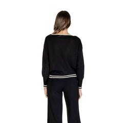 Liu Jo Black And White Cashmere Sweater