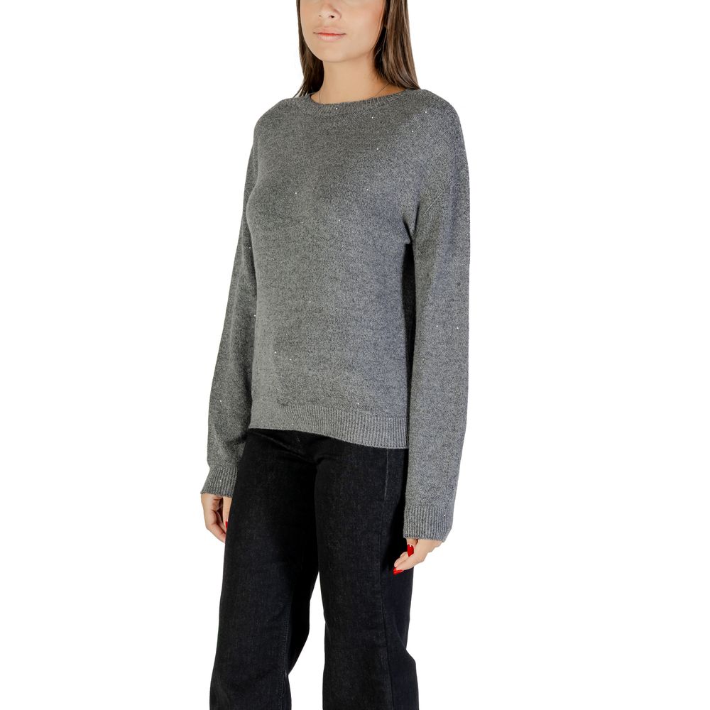 Liu Jo Gray Viscose Sweatshirt