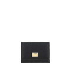 Dolce & Gabbana Black Calf Leather Bos Taurus Wallet