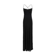 PINKO Black Polyester Cocktail Dress