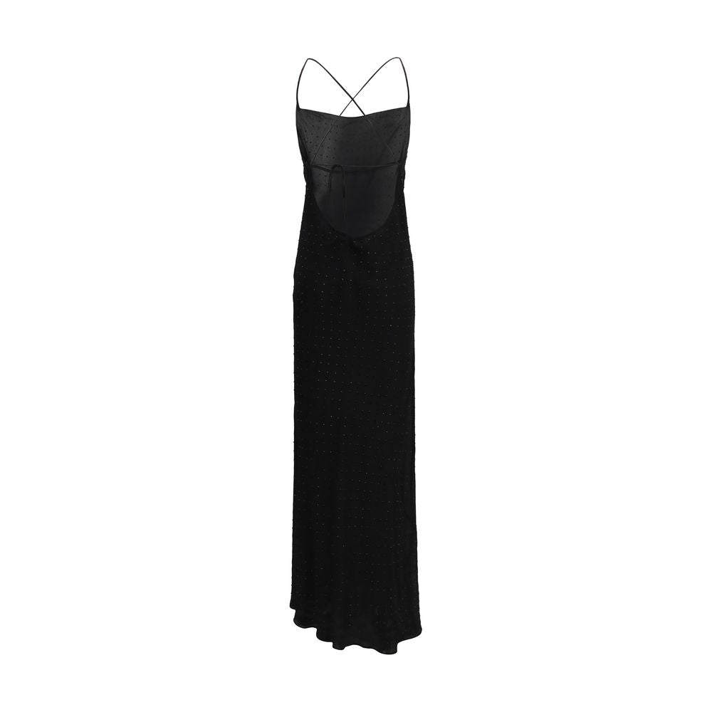 PINKO Black Polyester Cocktail Dress