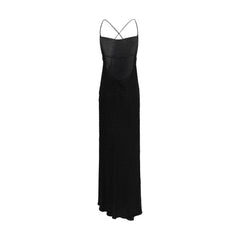 PINKO Black Polyester Cocktail Dress