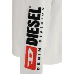 Sudadera Blanca de Algodón Diesel