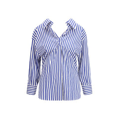 Givenchy Blue Cotton Pattern Shirt