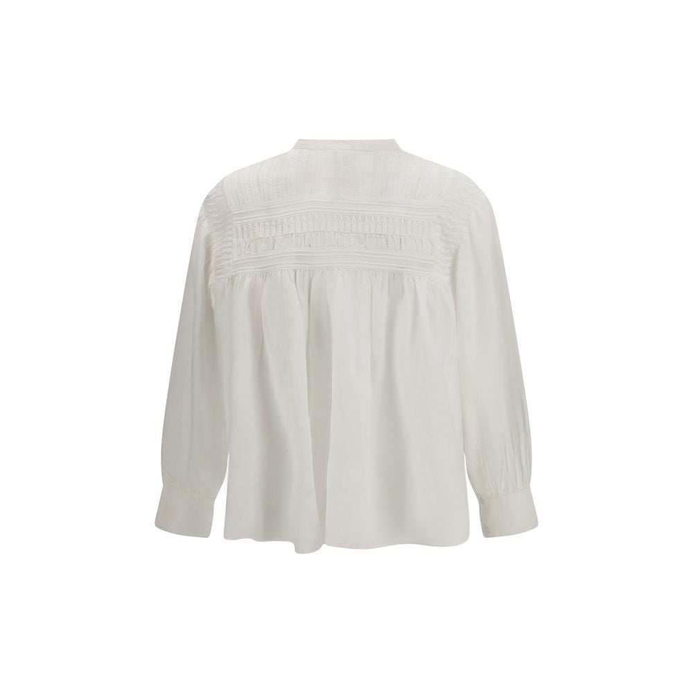Marant Etoile White Cotton Top