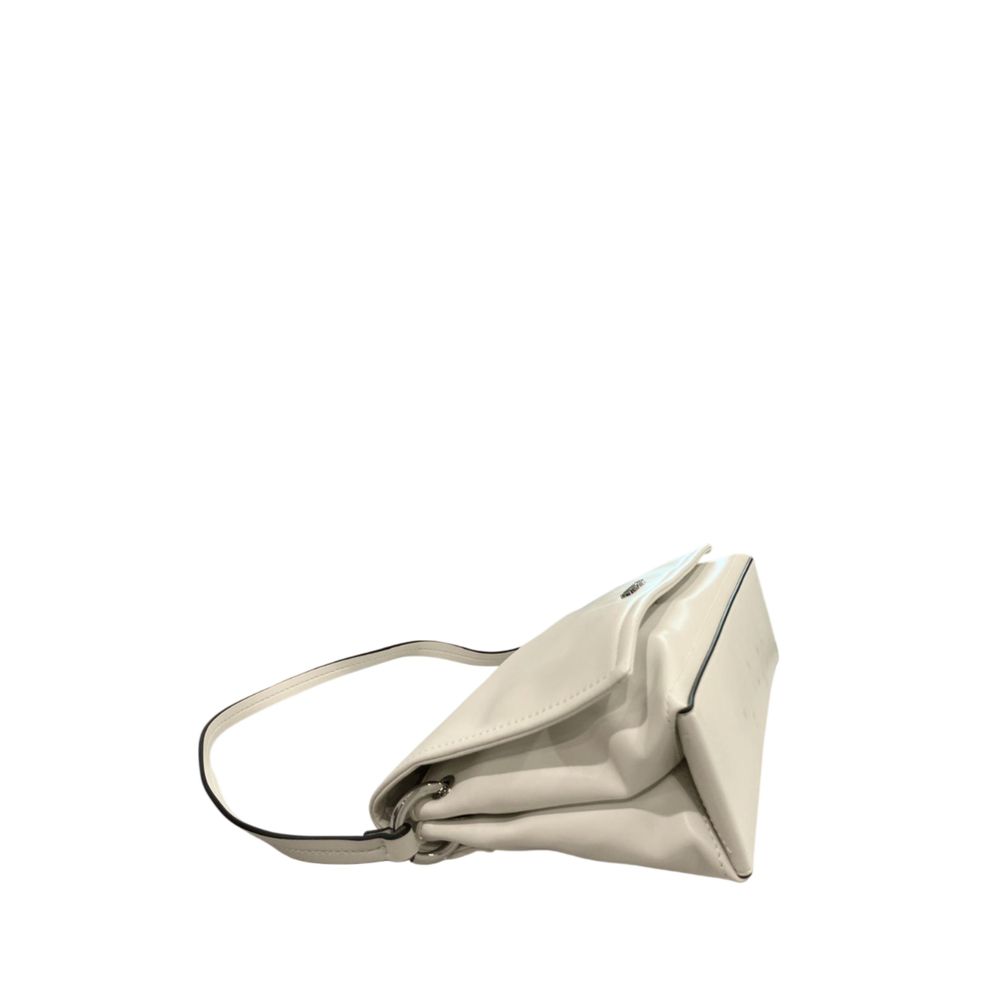 Twinset White Polyethylene Clutch Bag