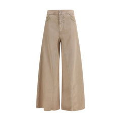 PINKO Beige Cotton Jeans Denim