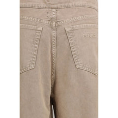 PINKO Beige Cotton Jeans Denim