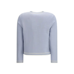 Tory Burch Blue Wool Cardigan