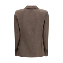 Blazé Milano Brown Fleece Wool Blazer