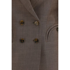 Blazé Milano Brown Fleece Wool Blazer