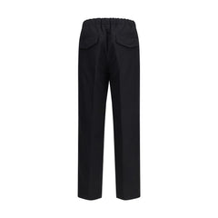 Jil Sander Black Cotton Casual Pants