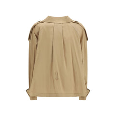 PINKO Beige Cotton Trench Coat