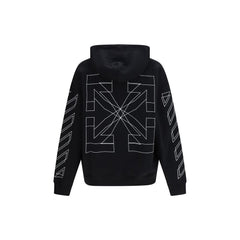 Off-White Black Cotton Sweatshirt