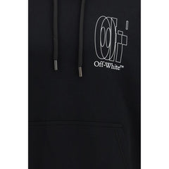 Off-White Black Cotton Sweatshirt