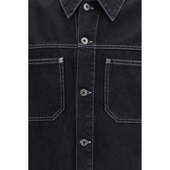 Off-White Black Cotton Denim Jacket