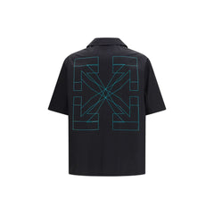 Off-White Black Cotton Shortsleeve Shirt