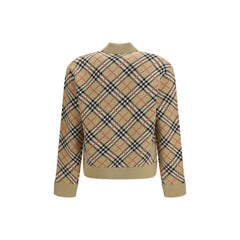 Burberry Beige Wool Bomber