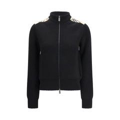 Burberry Black Wool Cardigan