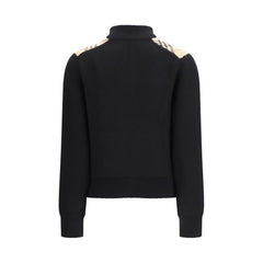 Burberry Black Wool Cardigan
