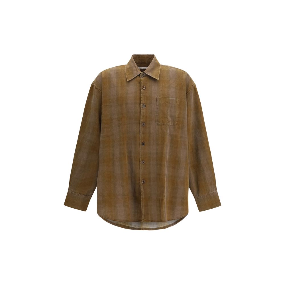Our Legacy Brown Denim Shirt