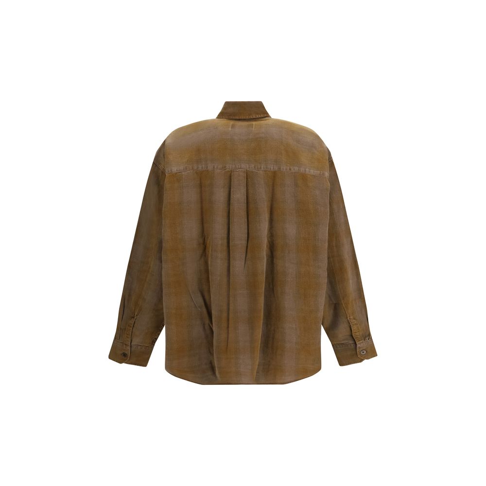 Our Legacy Brown Denim Shirt