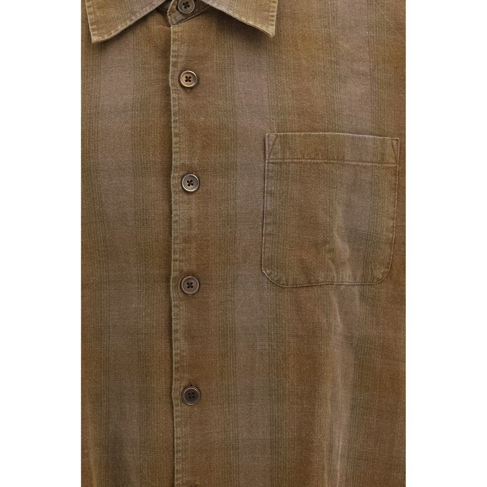 Our Legacy Brown Denim Shirt