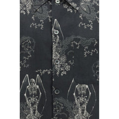 Our Legacy Gray Cotton Pattern Shirt