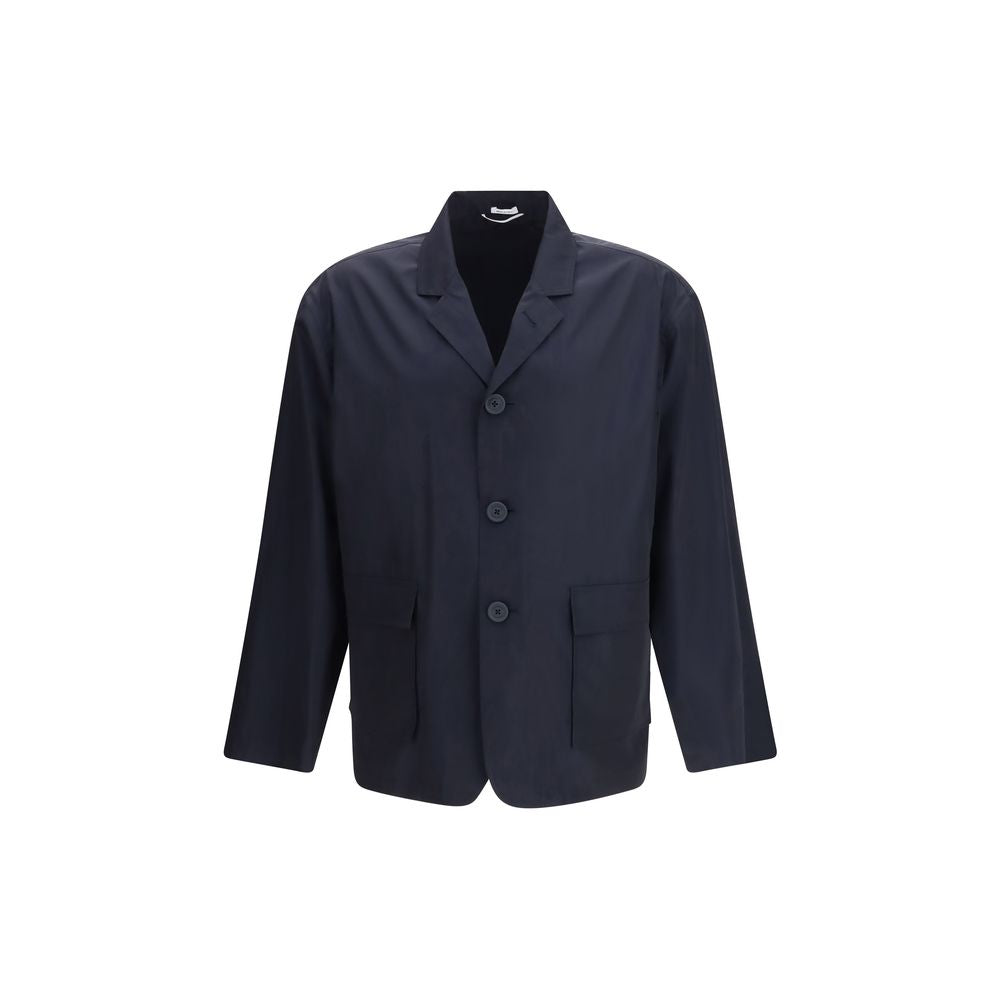 Thom Browne Blue Polyester Coat