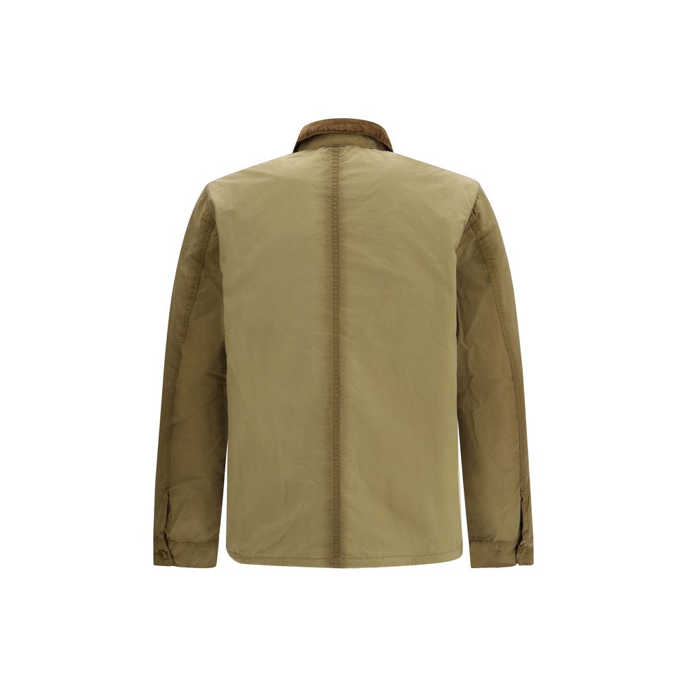Barbour International Gabardina de Algodón Beige