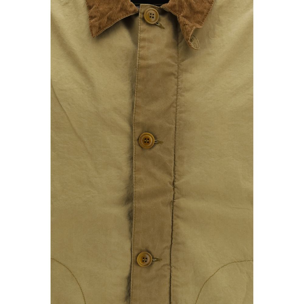 Barbour International Gabardina de Algodón Beige