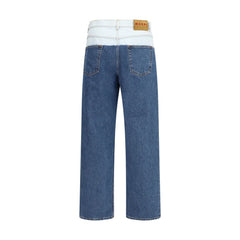 Marni Blue Cotton Jeans Denim