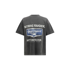 Represent Black Cotton T-Shirt