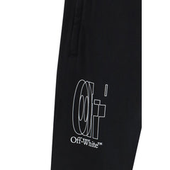 Off-White Black Cotton Joggers (Workout Pants)