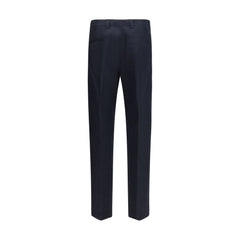Gucci Blue Cotton Casual Pants