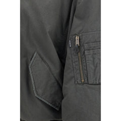 Balenciaga Gray Cotton Bomber