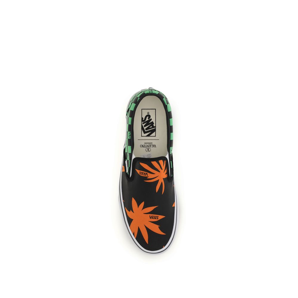 Valentino Garavani Multicolor Cotton Low Top Sneakers