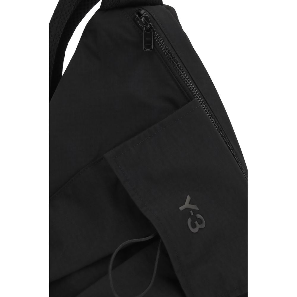 Y-3 Black Polyamide Shoulder Bag